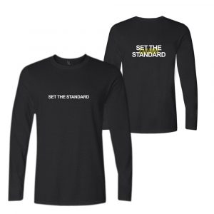 CBUM Set the Standard Long Sleeve T-shirt Black