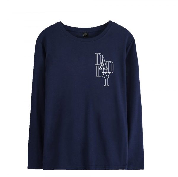 CBUM Daddy Long Sleeve T-shirt Navy Blue