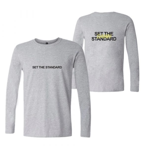 CBUM Set the Standard Long Sleeve T-shirt Grey