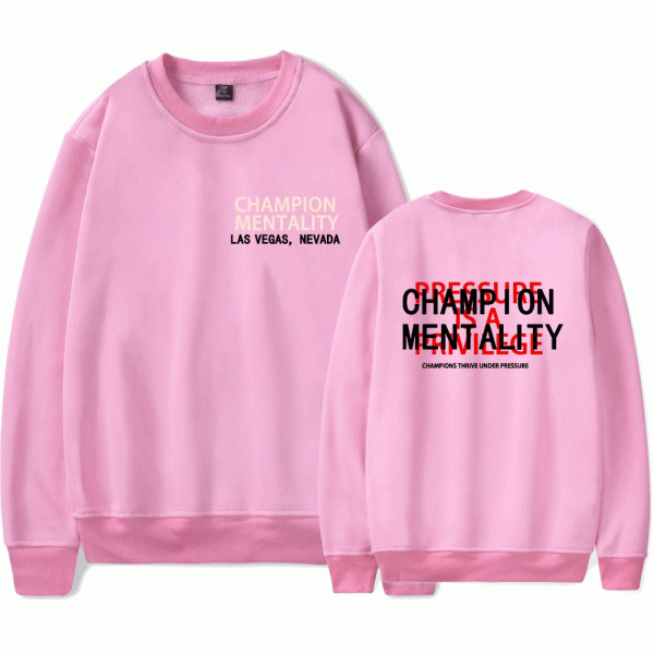 CBUM Champions Mentality Sweatshirt Pink