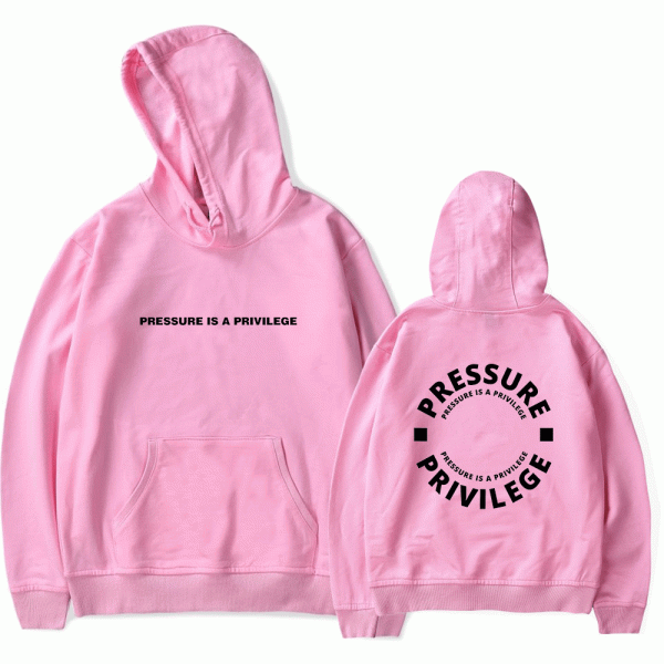 CBUM Pressure is Privilege Hoodie Pink