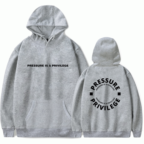 CBUM Pressure is Privilege Hoodie Grey