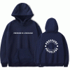 CBUM Pressure is Privilege Hoodie Navy Blue