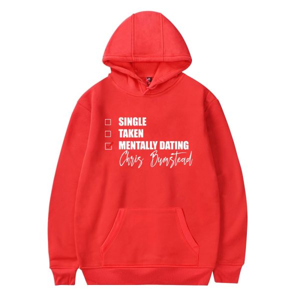 CBUM Mentally Dating Hoodie Imperial Red