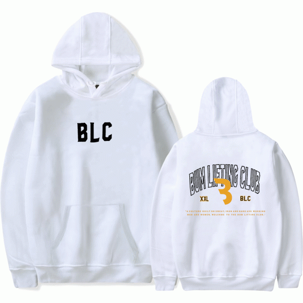 CBUM Lifting Club Hoodie White