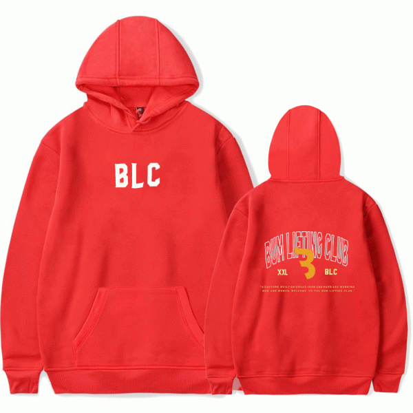 CBUM Lifting Club Hoodie Imperial Red