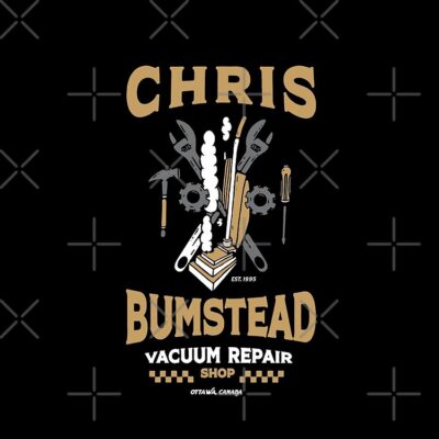 Alternative view of Chris Bumstead Vacuum Repair Tote Bag