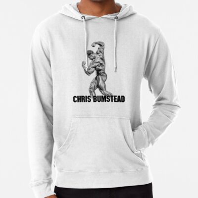 Alternative view of Chris Bumstead Cbum Arnold Pose Hoodie