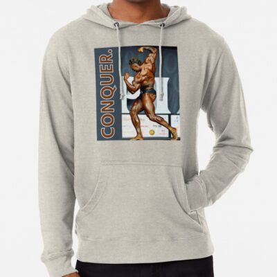 Alternative view of Motivation Body Building Sharp Feelings Hoodie