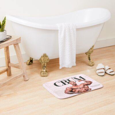 Alternative view of Cbum Chris Bumstead Bodybuilding Gym Bath Mat
