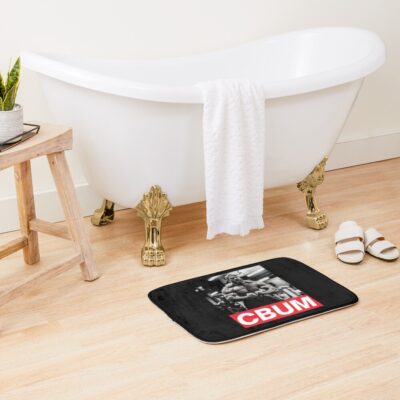 Alternative view of Chris Bumstead Quote Cbum Gym Motivation Bath Mat