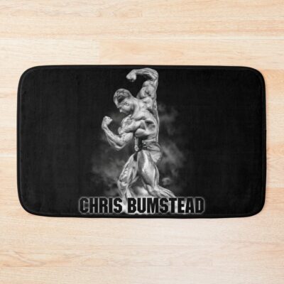 Chris Bumstead Cbum Arnold Pose Bath Mat