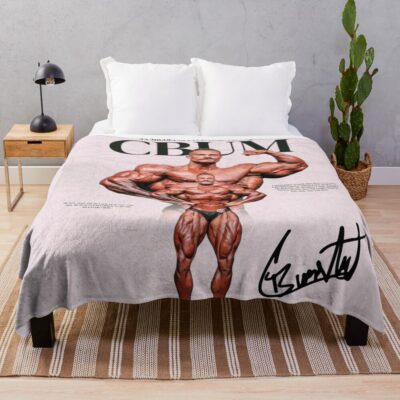 Cbum Chris Bumstead Bodybuilding Gym Throw Blanket