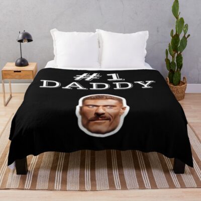 Chris Bumstead Daddy 1 Cbum Gym Throw Blanket