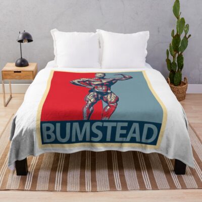 Chris Bumstead Retro Throw Blanket