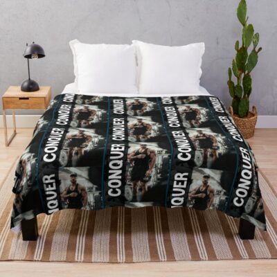 Chris Bumstead Vintage Throw Blanket