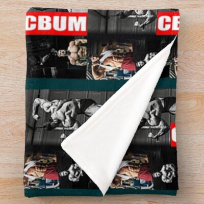 Alternative view of Cbum Chris Bumstead Throw Blanket