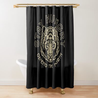 Chris Bumstead Defend The North Tiger Shower Curtain