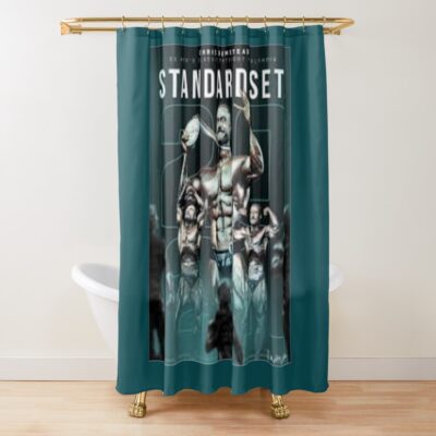 Chris Bumstead Graphic Shower Curtain