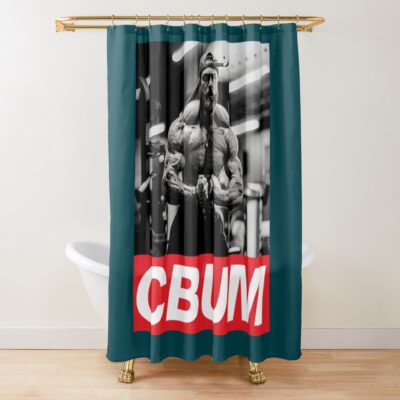 Chris Bumstead Quote Cbum Gym Motivation Shower Curtain