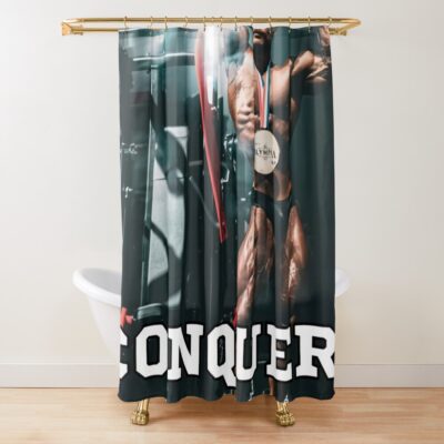 Chris Bumstead Cbum Bodybuilding Gym Shower Curtain
