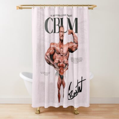Cbum Chris Bumstead Bodybuilding Gym Shower Curtain