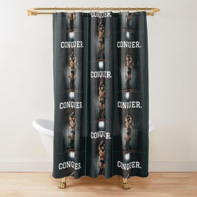 Chris Bumstead Cbum Gym Motivation Shower Curtain
