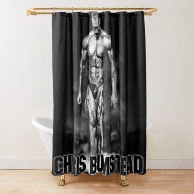 Chris Bumstead Cbum Bodybuilder Shower Curtain