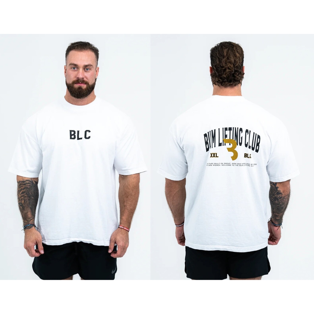 Chris Bumstead Bum Lifting Club BLC White T-shirt